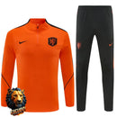 CHÁNDAL MEDIA CREMALLERA + PANTALONES HOLANDA NARANJA Y NEGRO 26/27 HOMBRE