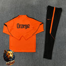 CHÁNDAL MEDIA CREMALLERA + PANTALONES HOLANDA NARANJA Y NEGRO 26/27 HOMBRE