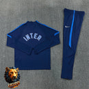 CHÁNDAL MEDIA CREMALLERA + PANTALONES INTER DE MILAN AZUL MARINO Y AZUL 26/27 HOMBRE