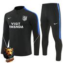 CHÁNDAL MEDIA CREMALLERA + PANTALONES ATLÉTICO DE MADRID NEGRO Y AZUL 26/27 HOMBRE