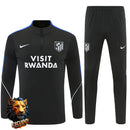 CHÁNDAL MEDIA CREMALLERA + PANTALONES ATLÉTICO DE MADRID NEGRO Y AZUL 26/27 HOMBRE