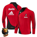 CHÁNDAL SUDADERA + PANTALONES AC MILAN ROJO Y NEGRO 07/08 HOMBRE RETRO