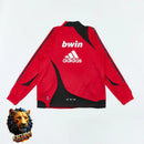 CHÁNDAL SUDADERA + PANTALONES AC MILAN ROJO Y NEGRO 07/08 HOMBRE RETRO