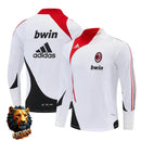 CHÁNDAL SUDADERA + PANTALONES AC MILAN BLANCO Y ROJO 07/08 HOMBRE RETRO