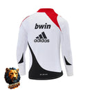 CHÁNDAL SUDADERA + PANTALONES AC MILAN BLANCO Y ROJO 07/08 HOMBRE RETRO