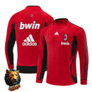 CHÁNDAL SUDADERA + PANTALONES AC MILAN ROJO Y NEGRO 06/07 HOMBRE RETRO