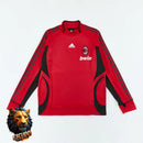 CHÁNDAL SUDADERA + PANTALONES AC MILAN ROJO Y NEGRO 06/07 HOMBRE RETRO