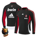 CHÁNDAL SUDADERA + PANTALONES AC MILAN NEGRO Y ROJO 06/07 HOMBRE RETRO