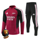 CHÁNDAL MEDIA CREMALLERA + PANTALONES ARSENAL GRANATE Y NEGRO 26/27 HOMBRE