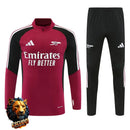 CHÁNDAL MEDIA CREMALLERA + PANTALONES ARSENAL GRANATE Y NEGRO 26/27 HOMBRE