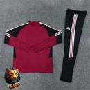 CHÁNDAL MEDIA CREMALLERA + PANTALONES ARSENAL GRANATE Y NEGRO 26/27 HOMBRE