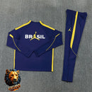 CHÁNDAL MEDIA CREMALLERA + PANTALONES BRASIL AZUL MARINO Y VERDE 26/27 HOMBRE