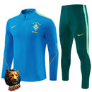 CHÁNDAL MEDIA CREMALLERA + PANTALONES BRASIL AZUL TURQUESA 26/27 HOMBRE