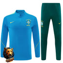 CHÁNDAL MEDIA CREMALLERA + PANTALONES BRASIL AZUL TURQUESA 26/27 HOMBRE