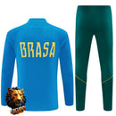CHÁNDAL MEDIA CREMALLERA + PANTALONES BRASIL AZUL TURQUESA 26/27 HOMBRE