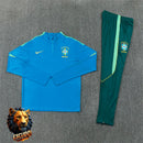 CHÁNDAL MEDIA CREMALLERA + PANTALONES BRASIL AZUL TURQUESA 26/27 HOMBRE