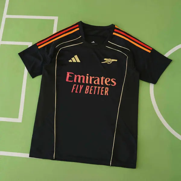 CAMISETA ARSENAL NEGRA 25/26 HOMBRE