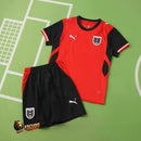 CAMISETA AUSTRIA I MUNDIAL 2026  EQUIPACIÓN PARA NIÑOS