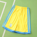 CAMISETA UCRANIA AMARILLA MUNDIAL 2026 EQUIPACIÓN PARA NIÑOS