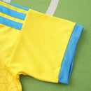 CAMISETA UCRANIA AMARILLA MUNDIAL 2026 EQUIPACIÓN PARA NIÑOS