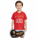 MANCHESTER UNITED I 07/08 EQUIPACIÓN PARA NIÑOS (RETRO)