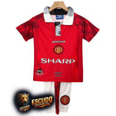 MANCHESTER UNITED I 96/97 EQUIPACIÓN PARA NIÑOS (RETRO)